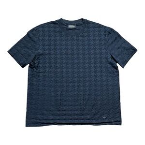 Emporio Armani Houndstooth Textured T-shirt